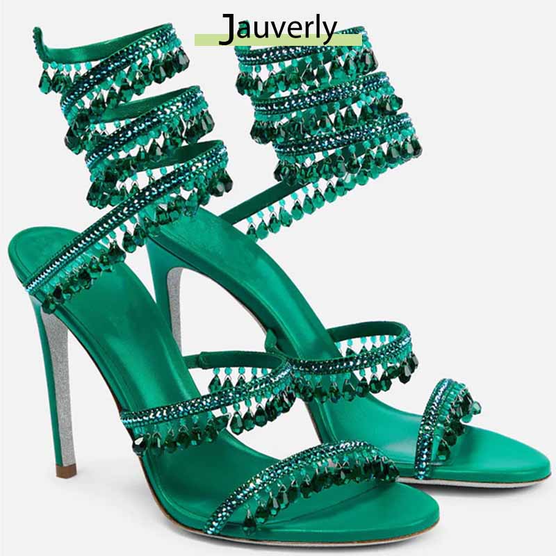 Leather Work Heels - Nouvelles sandales à talons hauts pour