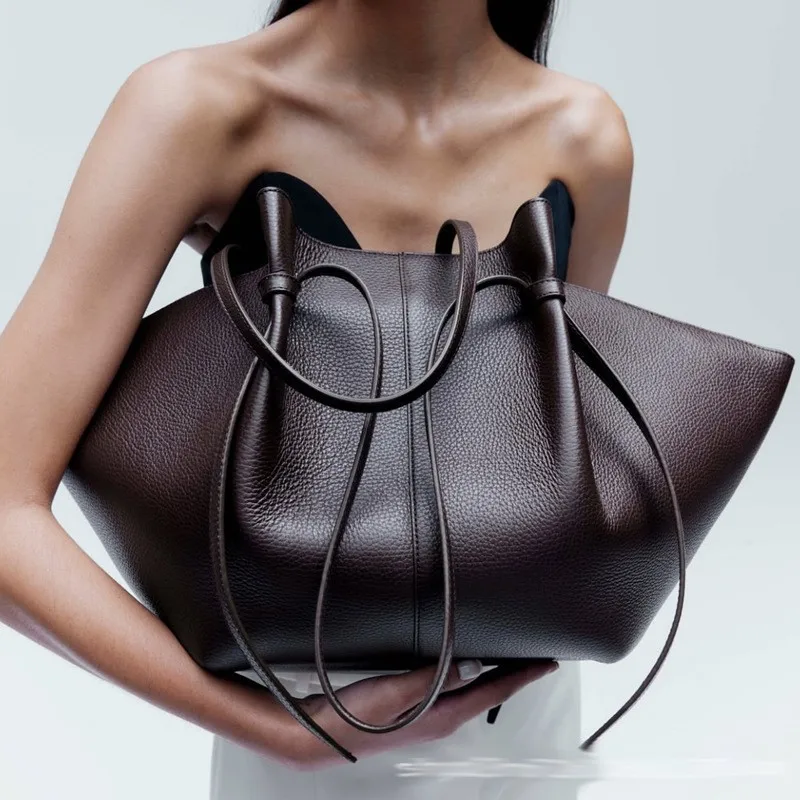 Leather Work Handbags - Sac à bandoulière en cuir pour