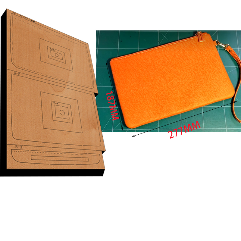 Leathercraft Japan - Lame en acier du Japon, pochette