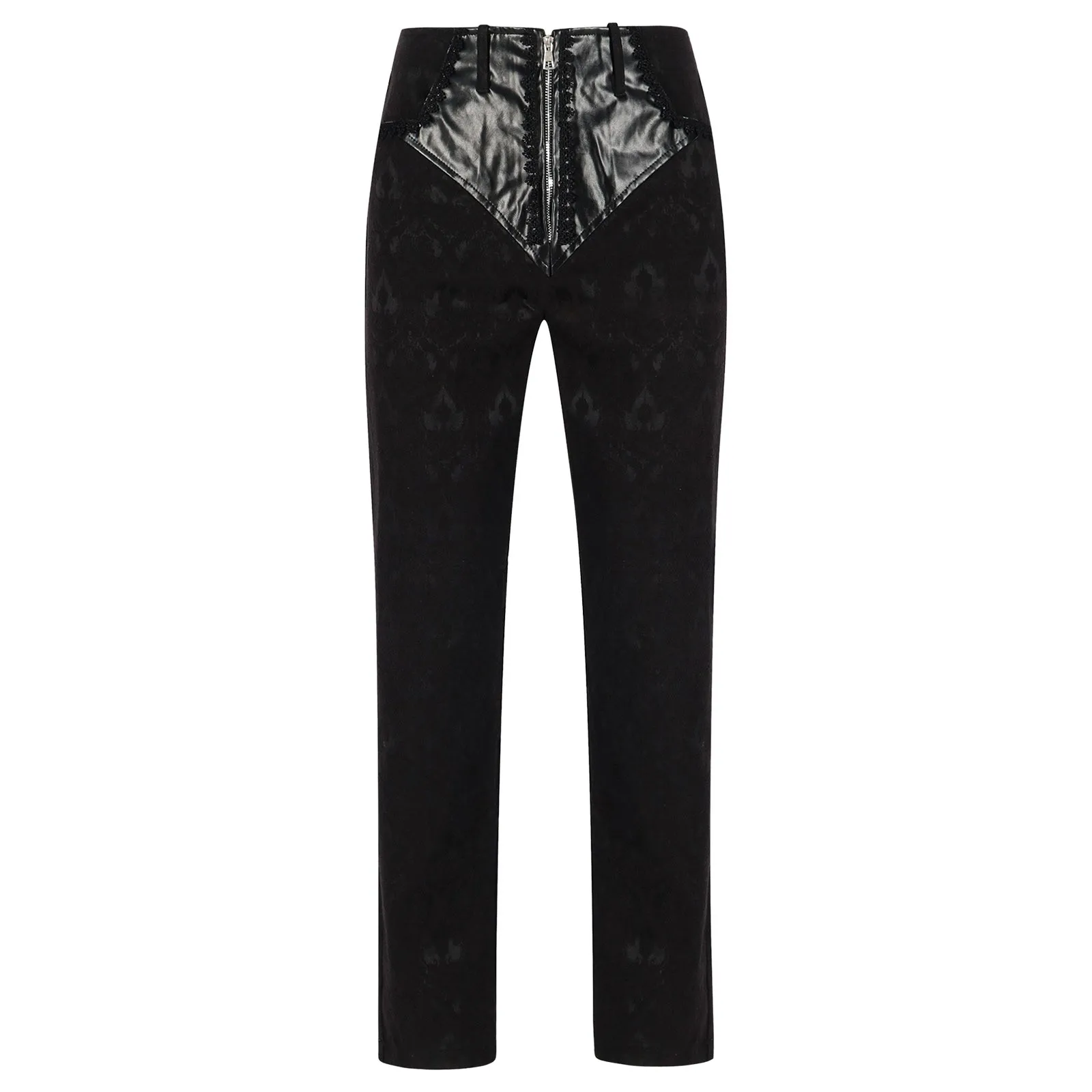 Leather Work Pants - Pantalon Steampunk médiéval pour hommes, en