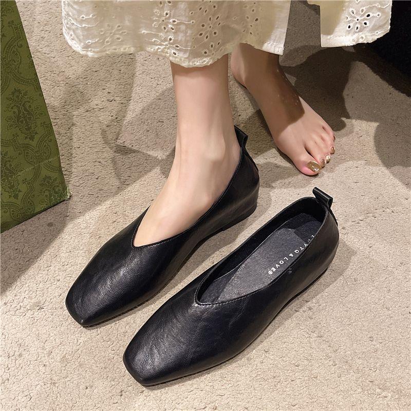 Leather Work Heels - Chaussures de mode pour femmes :