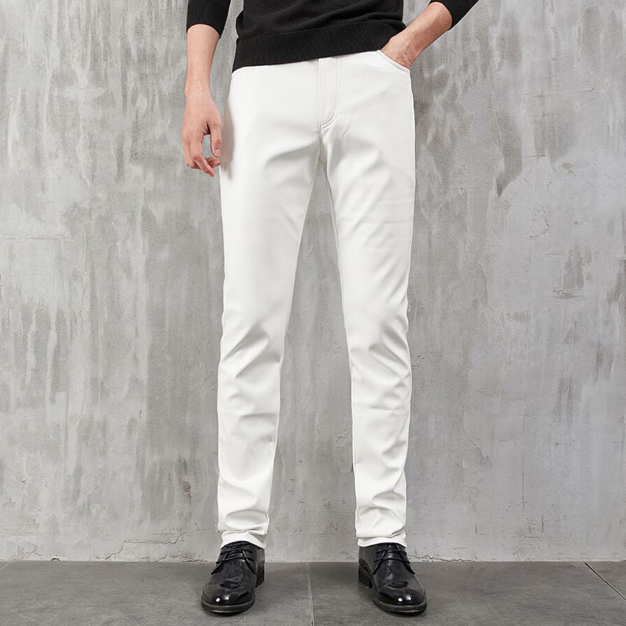 Pantalon en cuir pour hommes,  - Leather Work Pants avis et prix