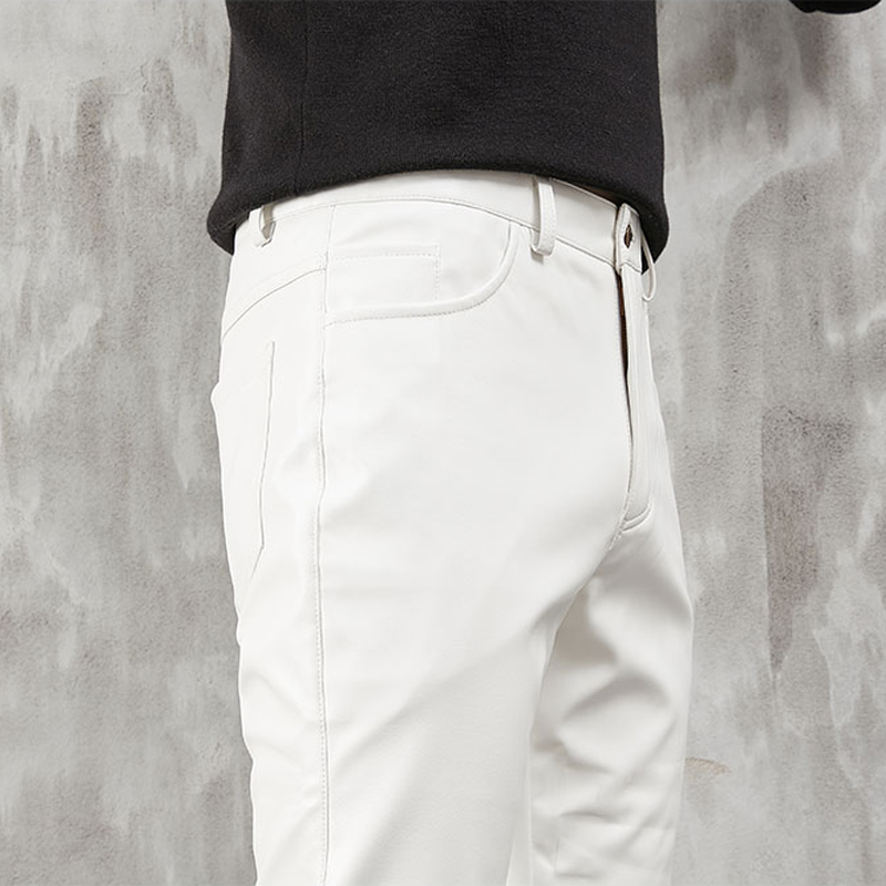 Pantalon en cuir pour hommes,  - Leather Work Pants avis et prix