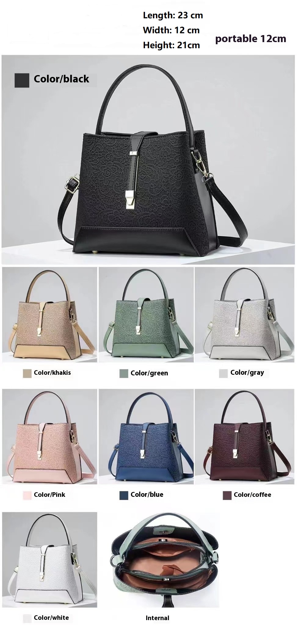 Nouveau Sac fourre-tout de lux - Leather Work Handbags avis et prix
