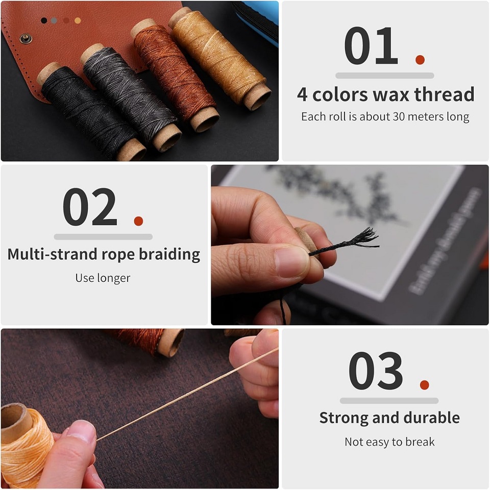 BUDDUR-Kit d'outils de couture - Leatherwork Needles avis et prix