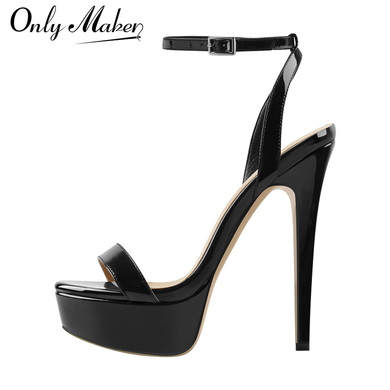 Onlymaker femmes plate-forme t - Leather Work Heels avis et prix