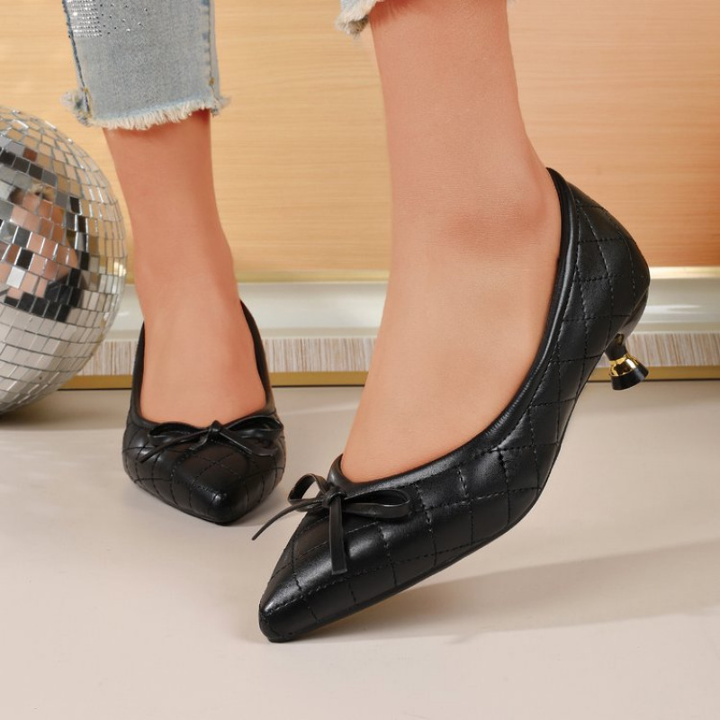 Escarpins Vintage Bout Pointue - Leather Work Heels avis et prix