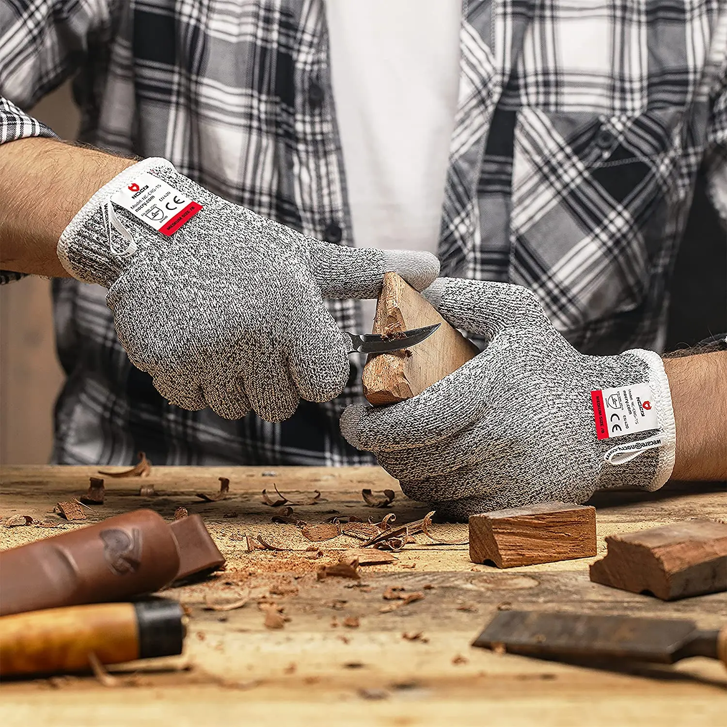 Gants résistants aux coupures  - Leveling Leatherworking avis et prix