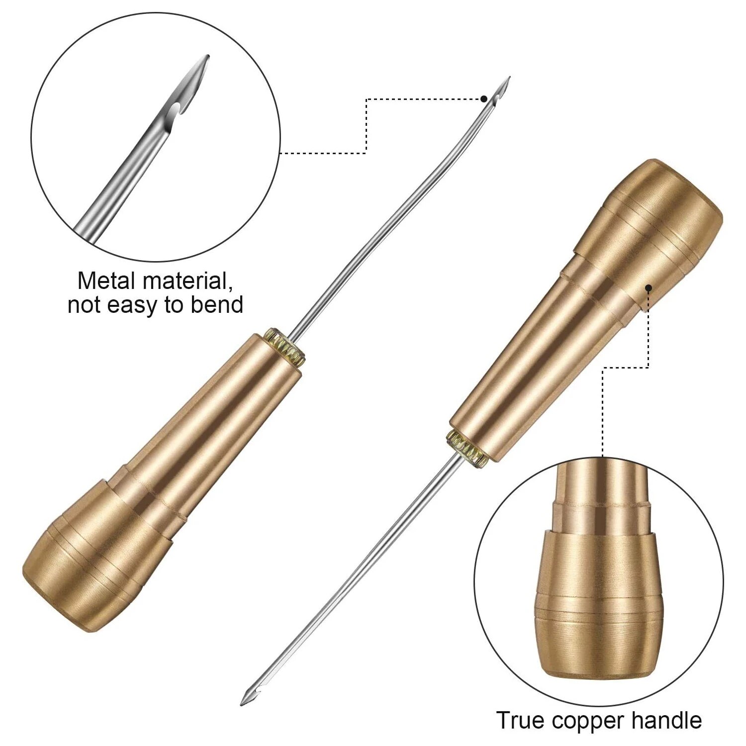 Kit de couture en cuir bricola - Leatherwork Needles avis et prix