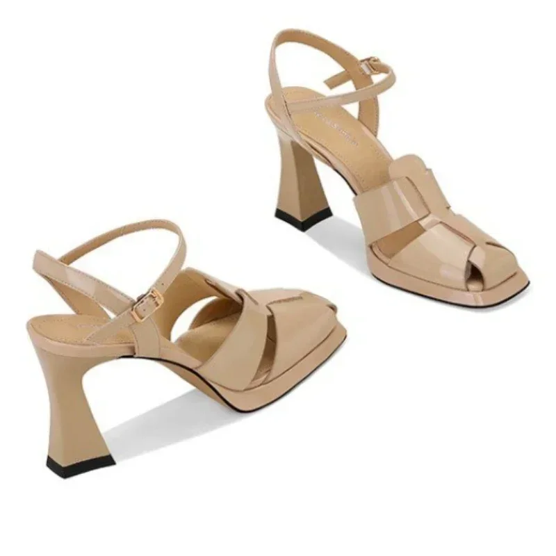 Sandales à talons hauts pour f - Leather Work Heels avis et prix