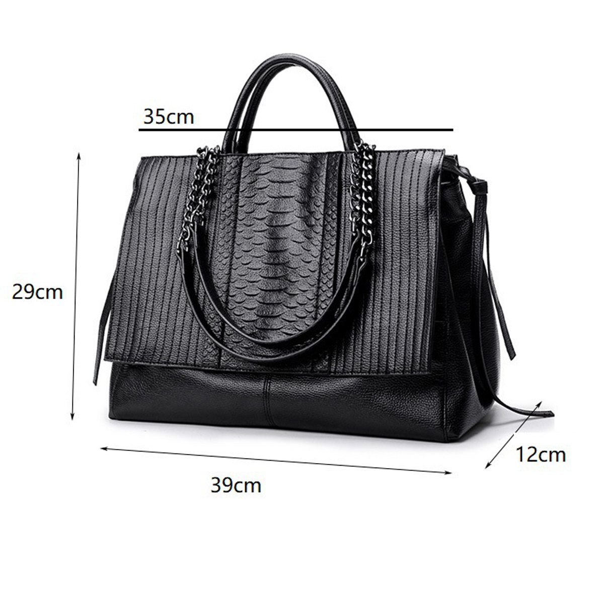 Sac fourre-tout élégant avec f - Leather Work Handbags avis et prix