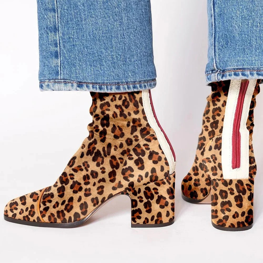 Bottes en cuir suédé pour femm - Leather Work Heels avis et prix
