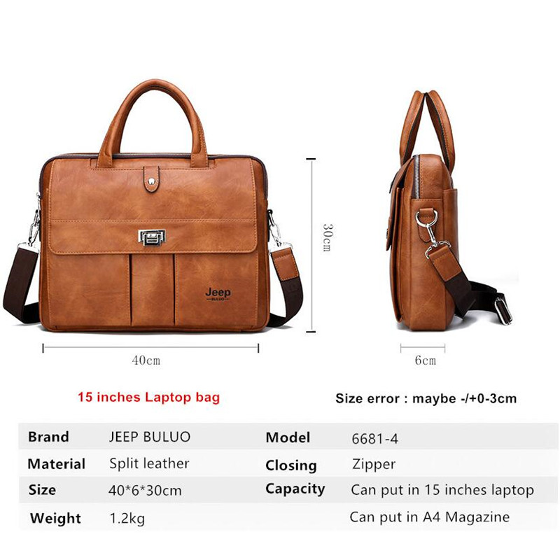 Sacoche en cuir pour homme Jee - Leather Work Handbags avis et prix