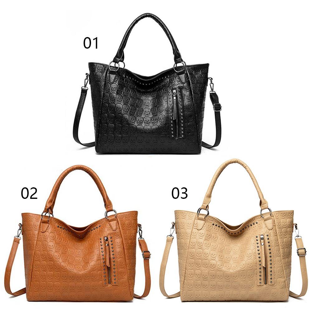 Sac bandoulière Punk Skull en  - Leather Work Handbags avis et prix