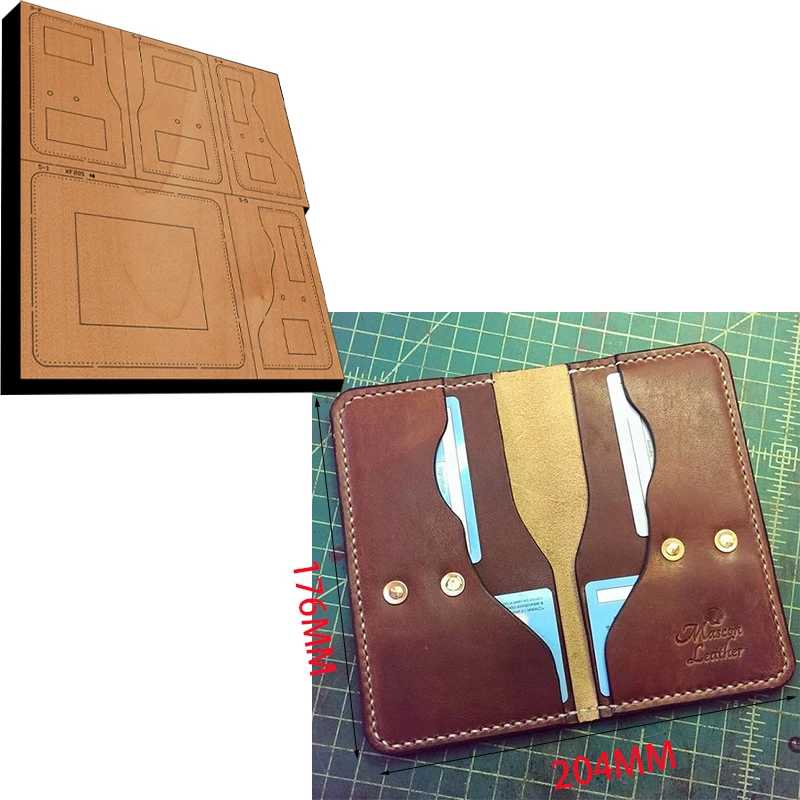 Porte-cartes en bois à lame en - Leathercraft Japan avis et prix