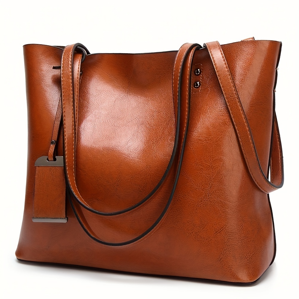 Sac à main fourre-tout en cuir - Leather Work Handbags avis et prix