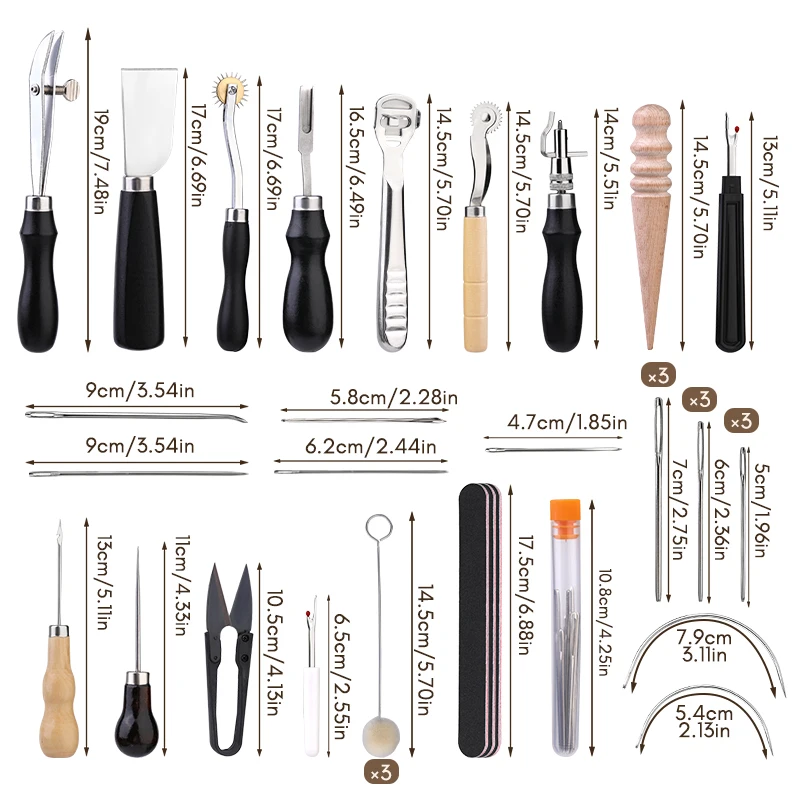KRABALL – Kit d'outils profess - Leather Work Organiser avis et prix